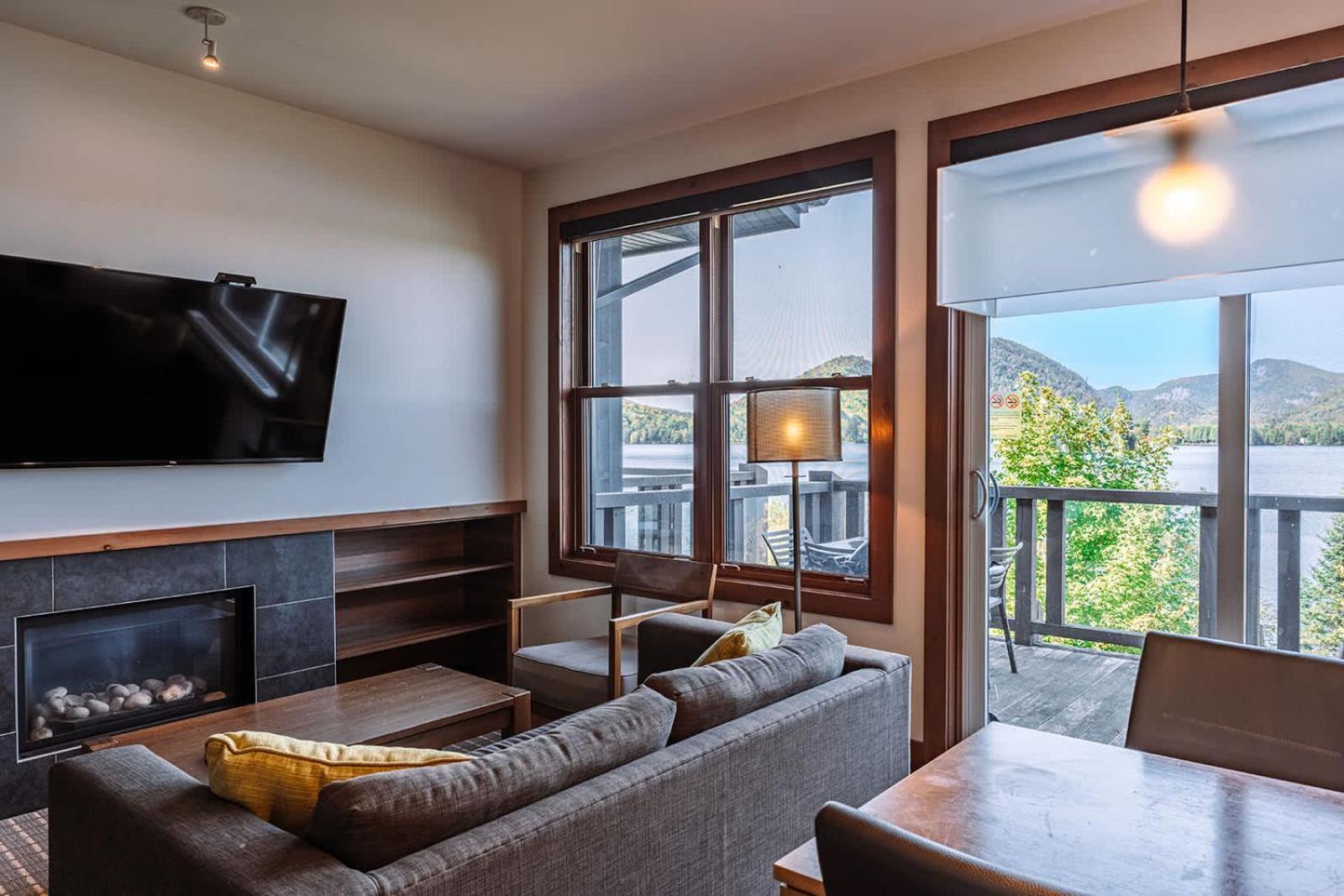 Lakefront Mountain View - Resort Loft Lac-Superieur Exterior foto